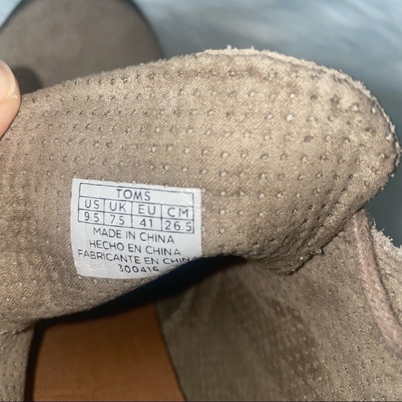 Toms Desert Taupe Lunata Burnished Suede Booties - Picture 16 of 16